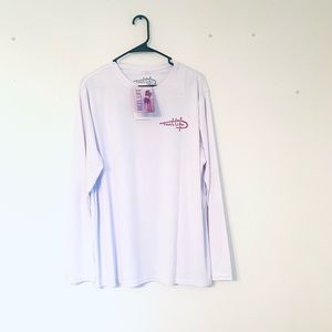 Reel Life Men Performance UPF50+ Long Sleeves Jersey Shirt L NWT